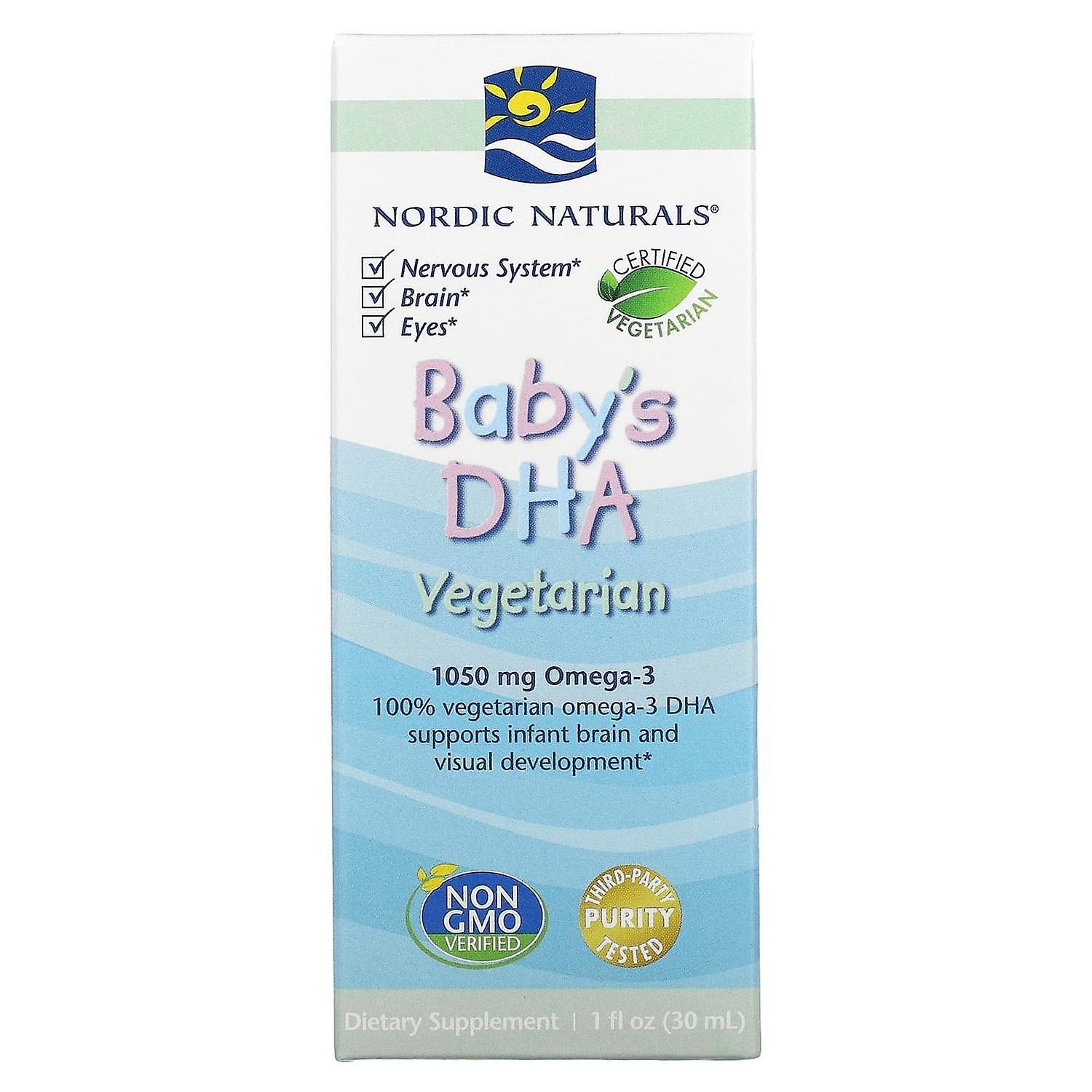 Nordic Naturals, Baby's DHA, Vegetarian, 1 fl oz (30 ml)