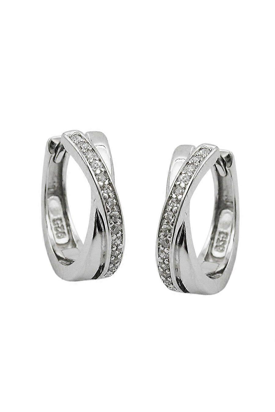 Hoop Earrings 15mmx4mm Silver 925 - Gl91840