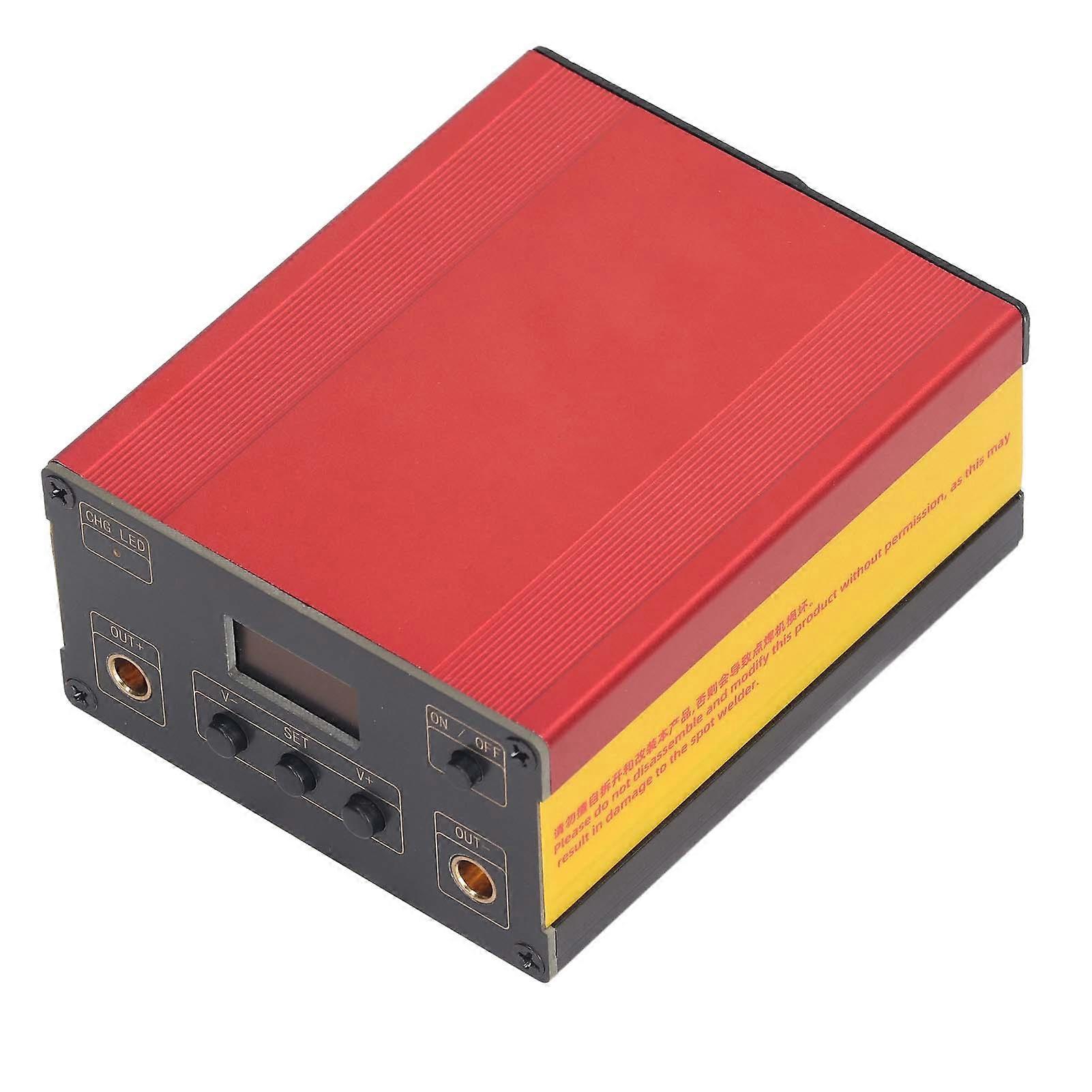 Spot Welder Small Dual Pulse Capacitor Handheld Portable Welding Soldering Machine DIY Kit AC110?240V US Plug