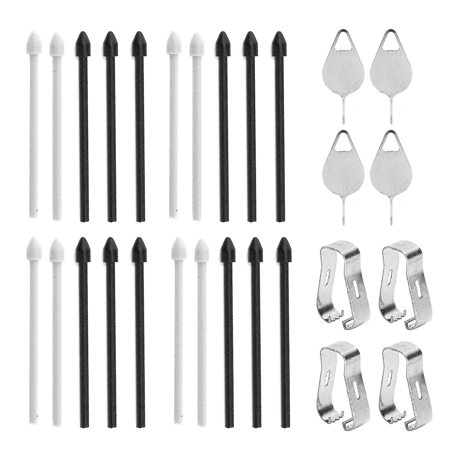 Samsung Note 10/Note 10 Plus Touch Pen Replacement Nibs - 4 Set Black