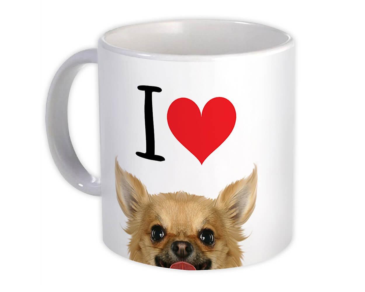 Presentmugg: Jag älskar Chihuahua Dog