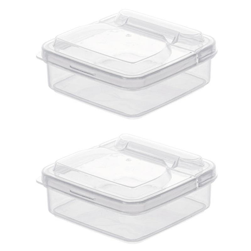 2pcs Butter Cheese Storage Cases