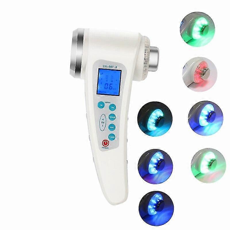 1Mhz 3mhz ultrasonic face skin care machine 7 color led photon therapy beauty tool body slimming ant