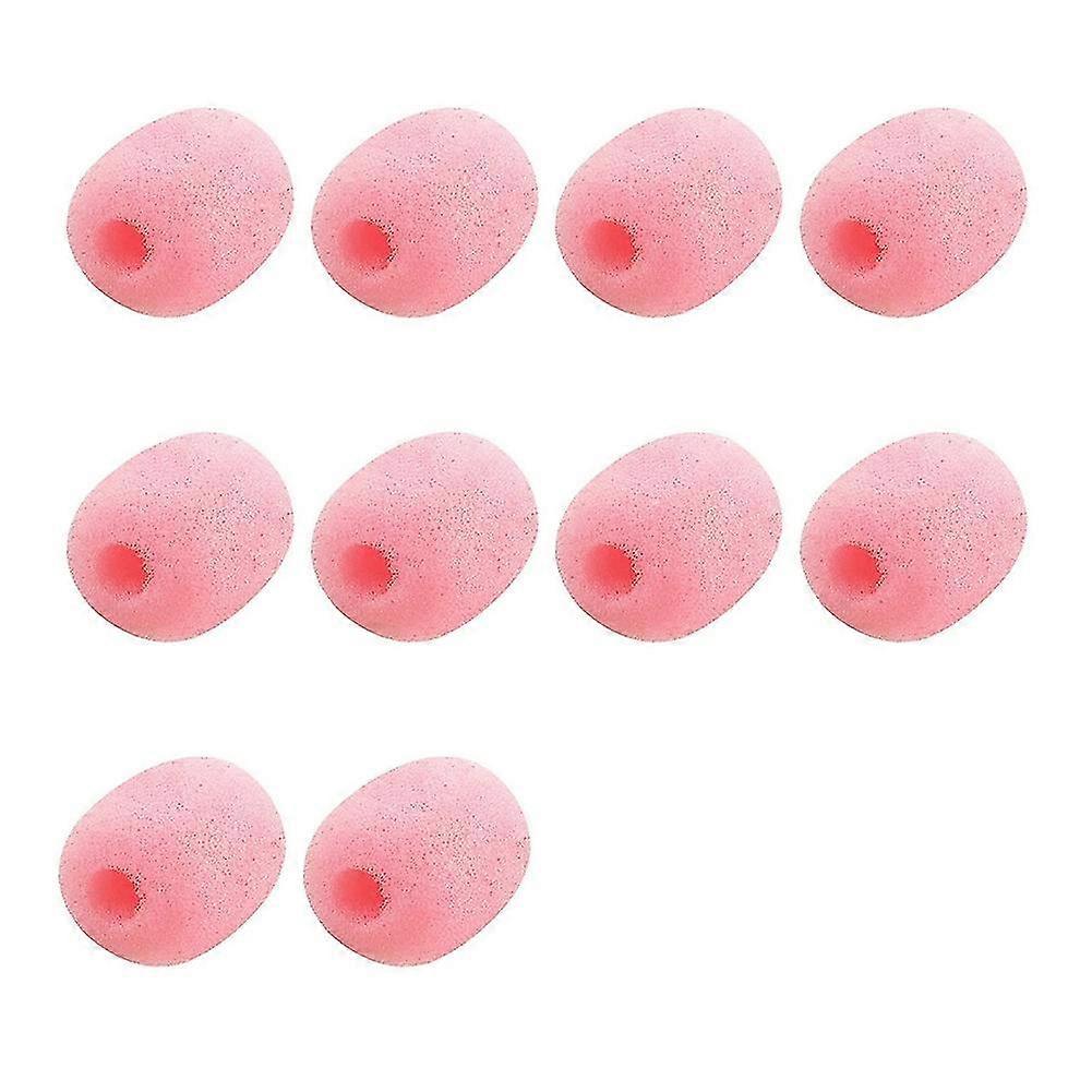 10 Pack Lapel Headset Microphone Windscreen, Microphone Sponge Foam Cover Mini Size Lavalier Microp