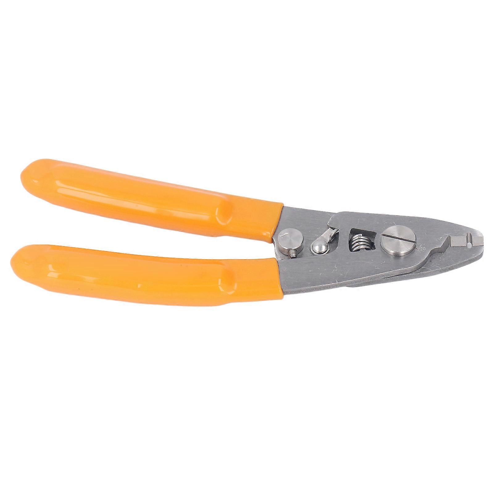 Fiber Optic Stripper with Hex Wrench 2 Hole Stripping Pliers for 125250m Fiber Coating 0.93mm Pigtail Outer Layer