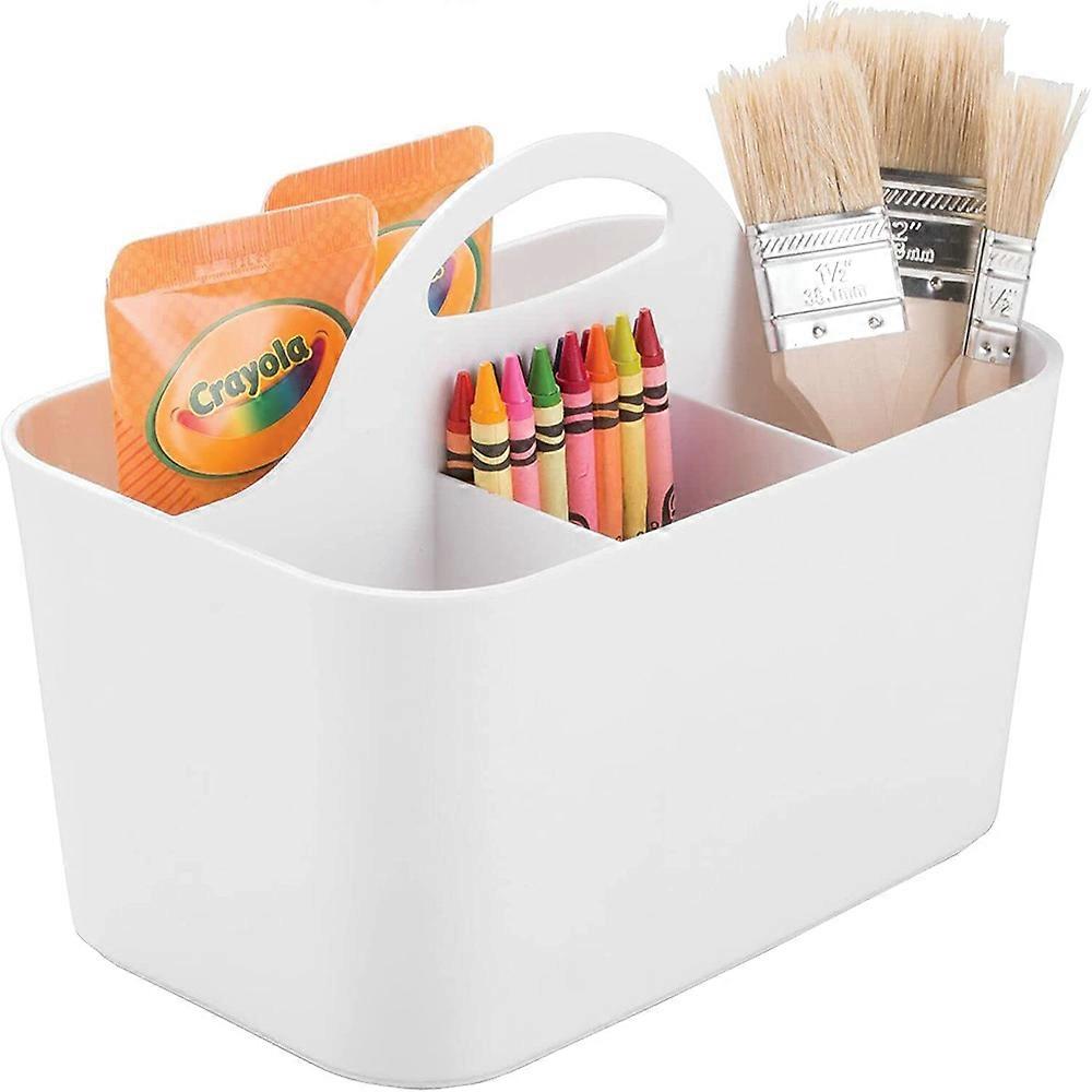 Schreibtisch Organizer Bastelsachen und Nhutensilien Aufbewahrung fr Knpfe, Scheren, Farben etc. tragbarer Stiftehalter mit 4 Fchern aus Kunststoff