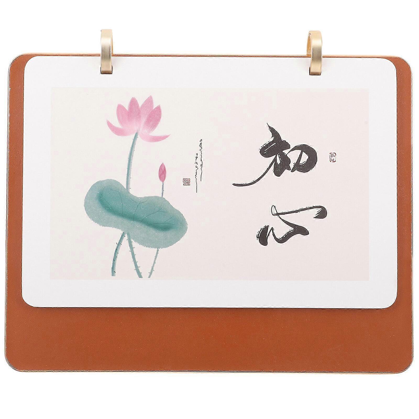 Table Calendar Monthly Calendar 2024 Desk Calendar Tabletop Calendar Decorative New Year Calendar