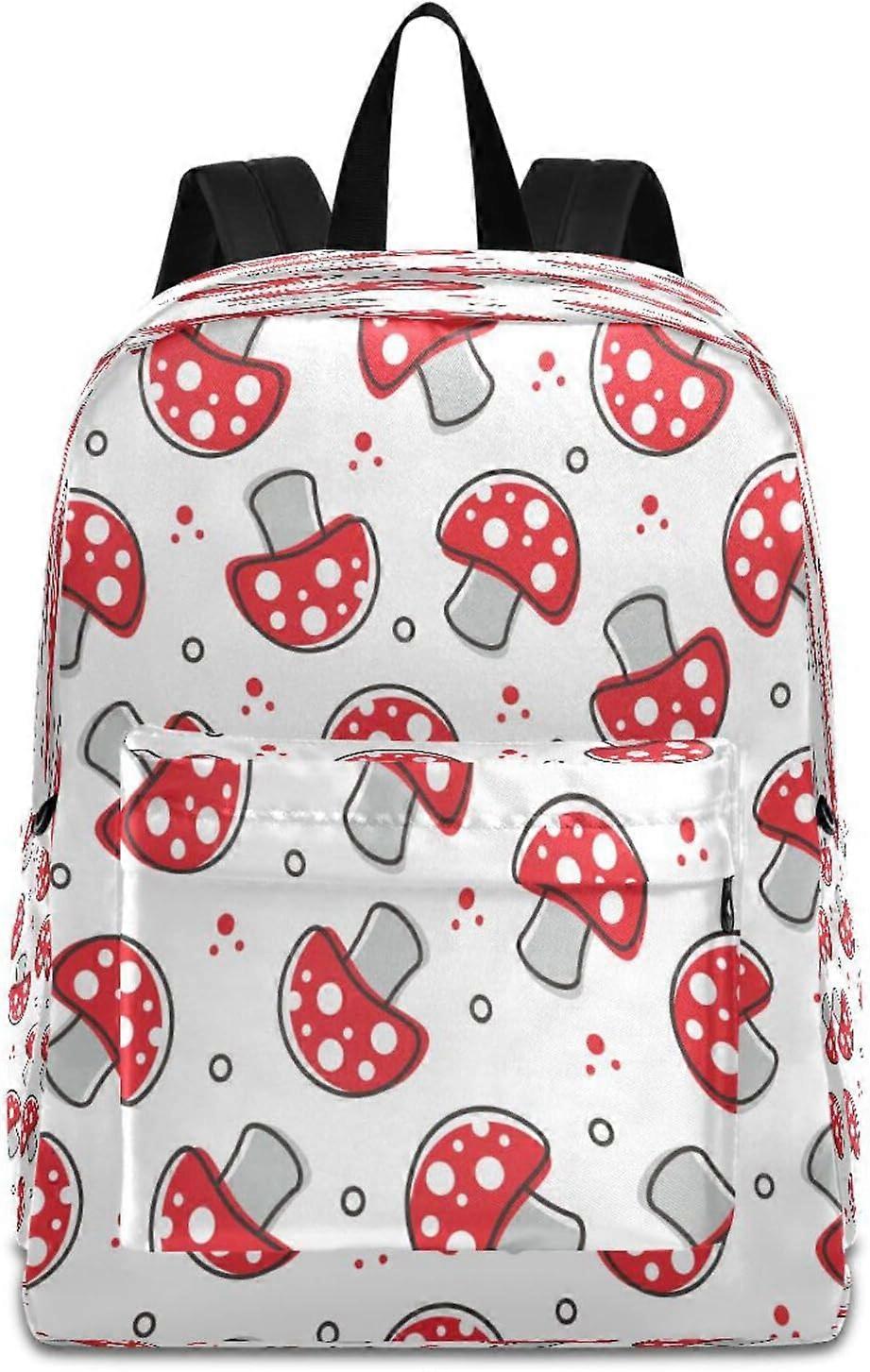 Batolecí batoh pro chlapce ve věku 5-19 let Dětský batoh Houby Školní taška 15,6 palcový batoh na notebook,1