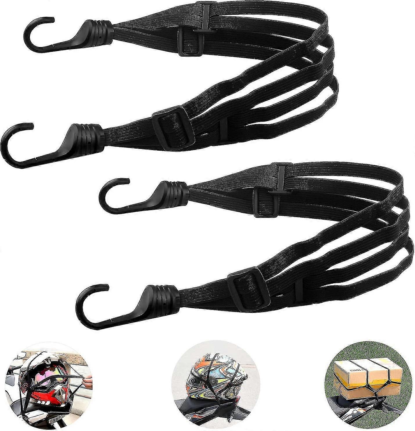 2 ks popruh na zavazadla s dvojitým háčkem na kolo motocykl, nosič zavazadel