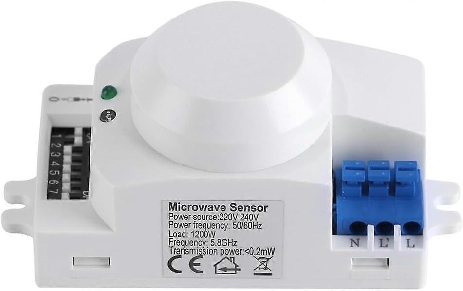 Intelligent 360-degree microwave motion detection switch
