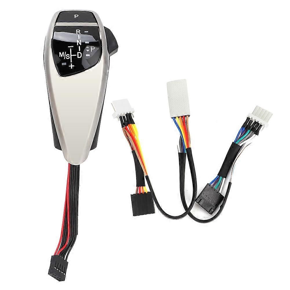 Car RHD LED Shift Knob Modified Automatic Gear Shifter Lever Fits for E90 E91 E92Plating Black E2U912