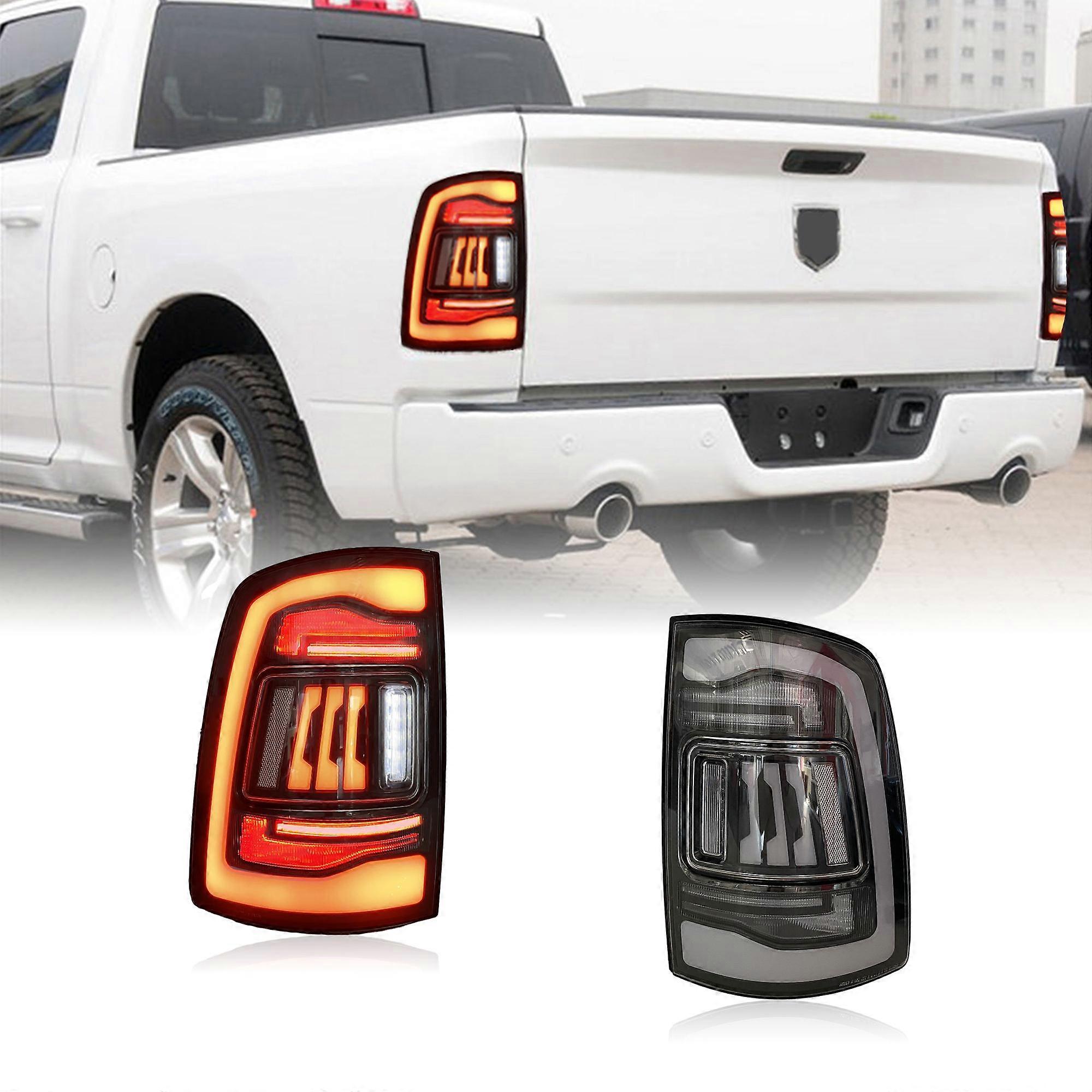 LED Tail Lights for Dodge RAM 1500 2500 3500 2009~2018 Reverse Brake Turn Signal Lights with Start~up Sequence WQ2361