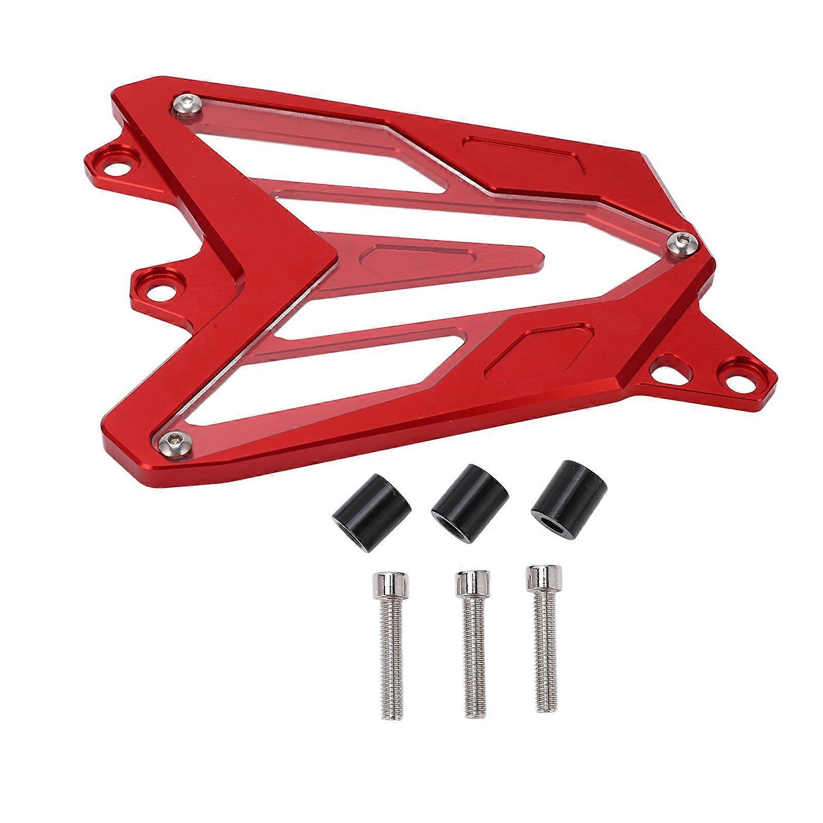 Front Sprocket Cover CNC Aluminum Alloy Engine Chain Guard Replacement for MT?07 FZ?07 XSR700Red