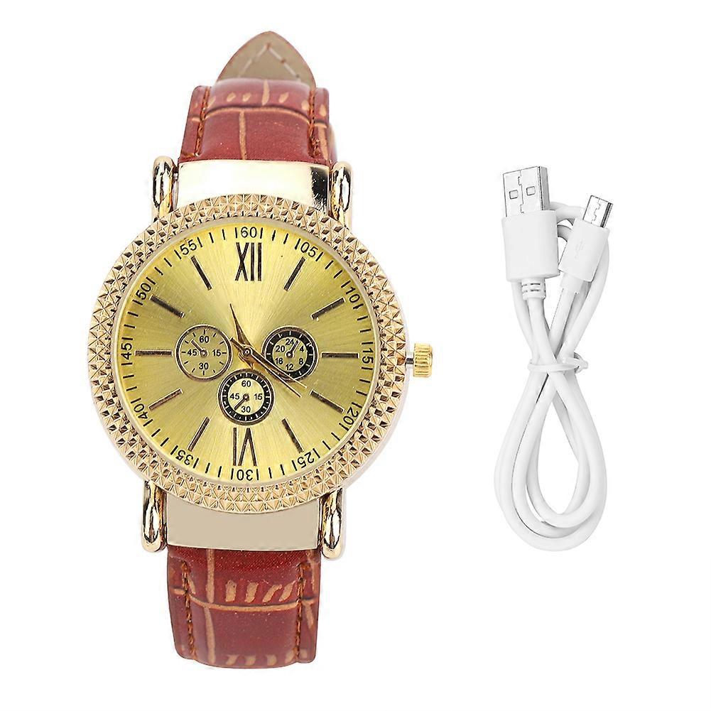 2 in 1 Touch Sensor Lighter USB Rechargeable Cigarette Lighter & Watch (Red)