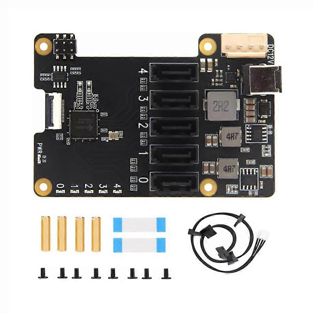 Scheda di espansione HDD X1009 PCIe a 5 porte SATA Shield Scheda di espansione SATA3.0 per 5