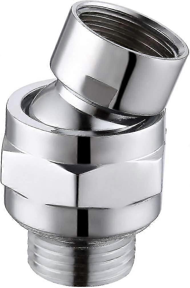 Shower Connector Ball Joint Shower Head Swivel Ball Adapter Brass Adjustable Shower Arm Extension Component