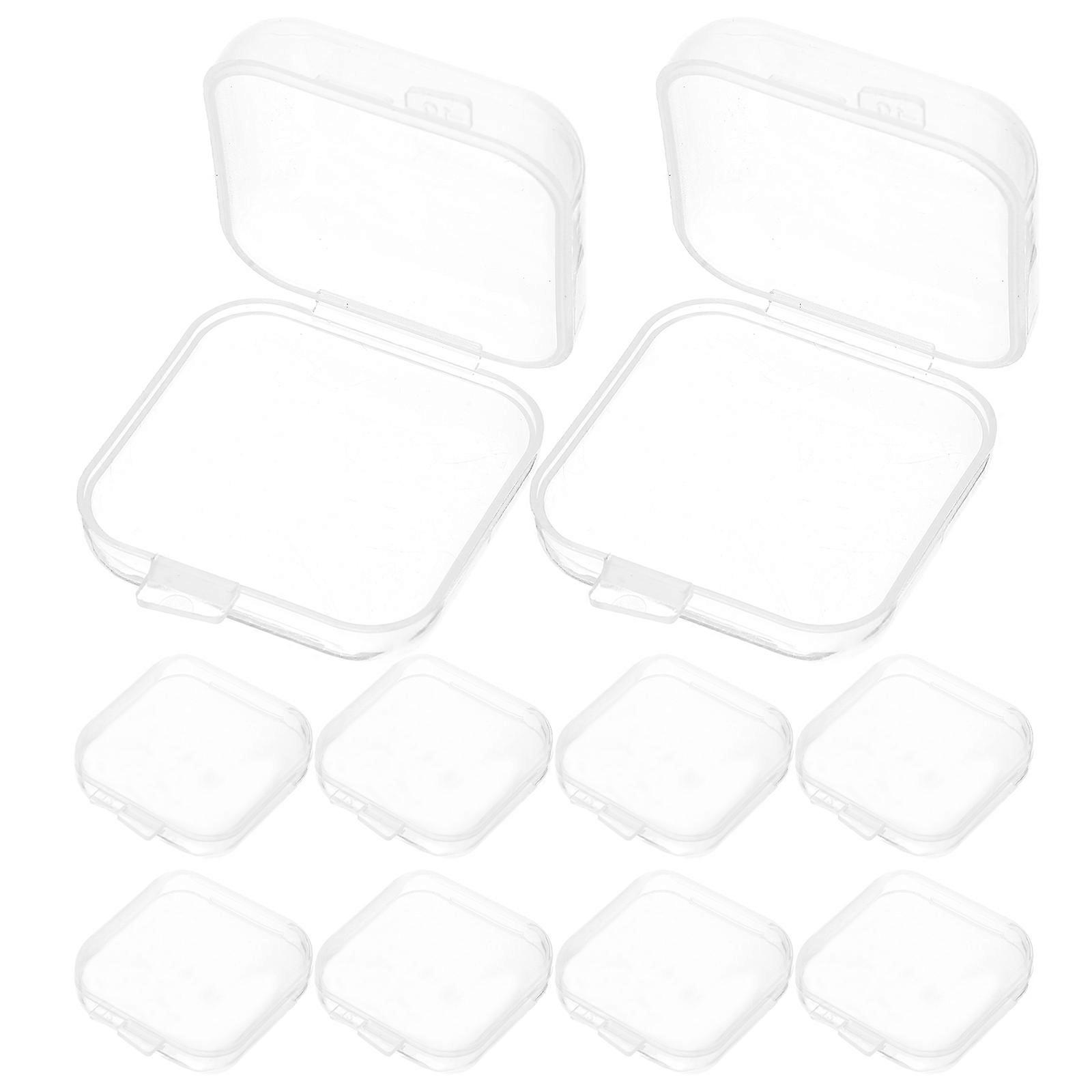 80pcs  Small Storage Boxes Jewelry Storage Boxes Earplug Accessories Storage Cases