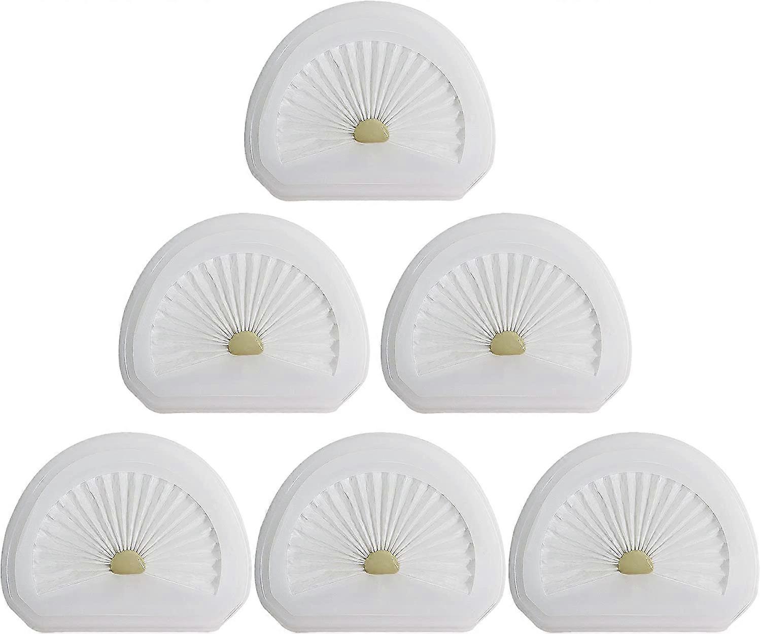 4/6/8Pack VLPF10 Replacement Filters Compatible with Black and Decker Hand Vacuum Filter Model  HLVA320J00 HLVA315j & N575266