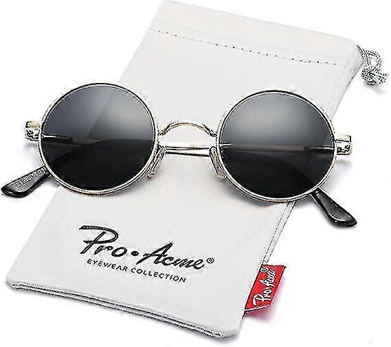 Occhiali da sole polarizzati rotondi piccoli retrò per uomo donna