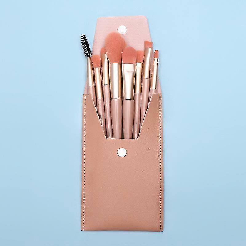 8pcs Portable Soft Makeup Brushes Set