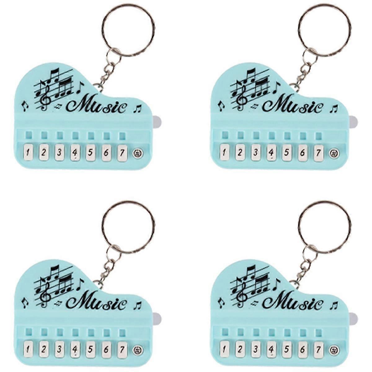 Keychains for Electronic Keyboard, Instrument Keychains Pocket Size Micro-Type Piano Toy Keychain B