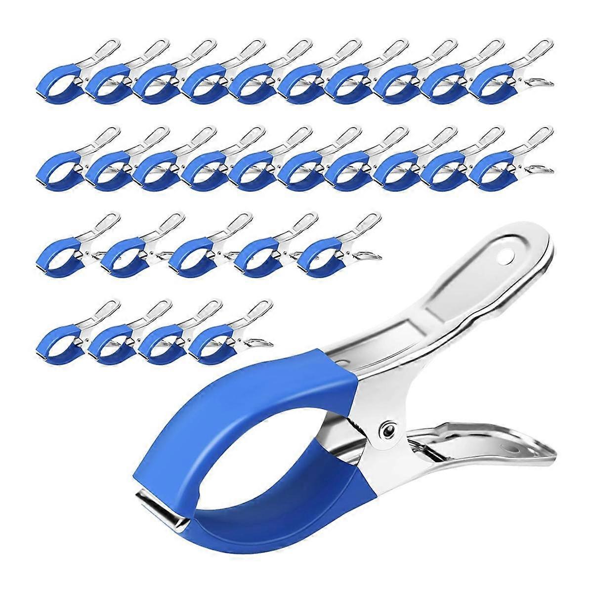 30Pcs Pool Cover Clips for Above Ground Pools, Pool Cover Clamps, Windproof Clips for Above Ground