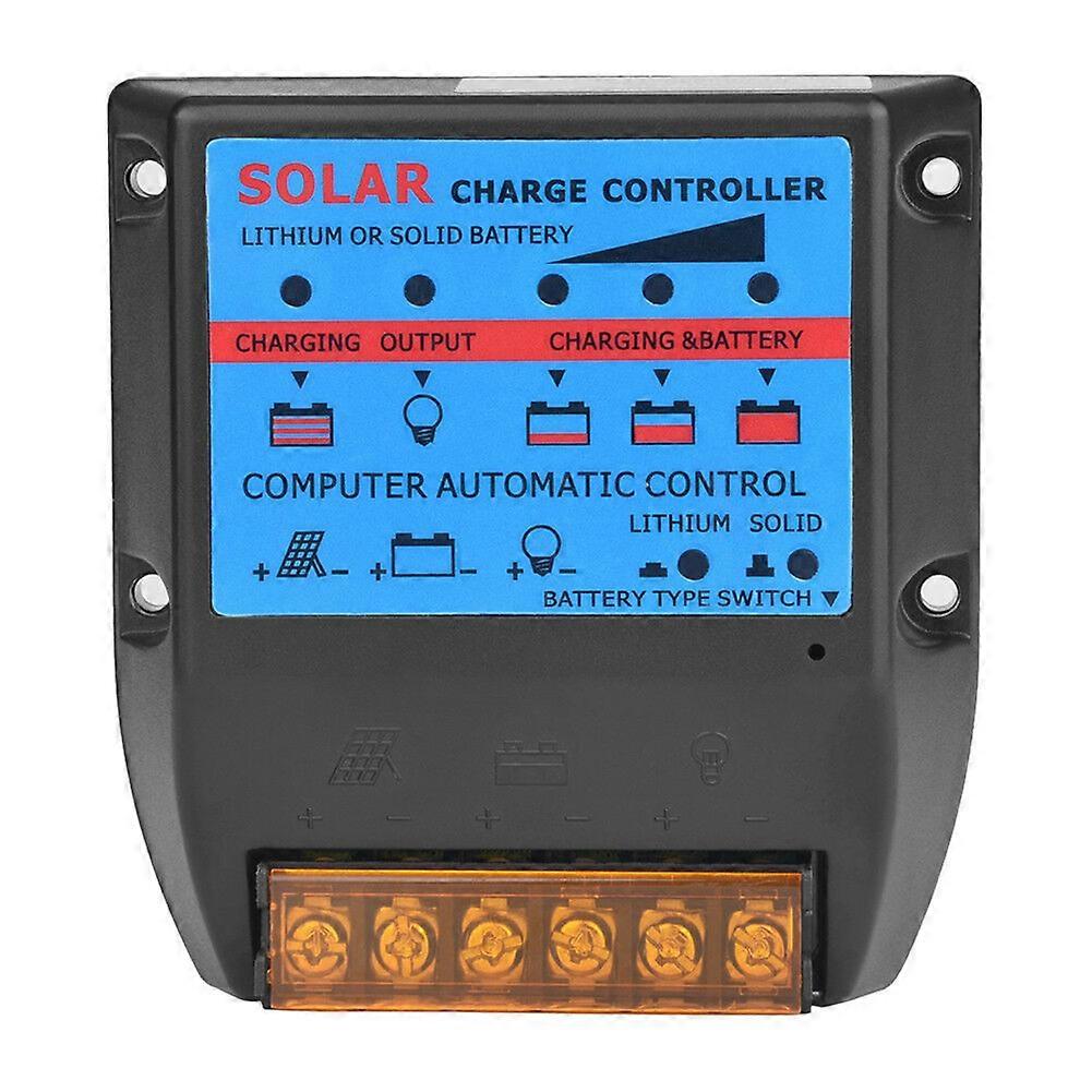10/20/30/40/50A PWM Solar Panel Regulator Charge Controller 12V/24V Auto Focus Tracking