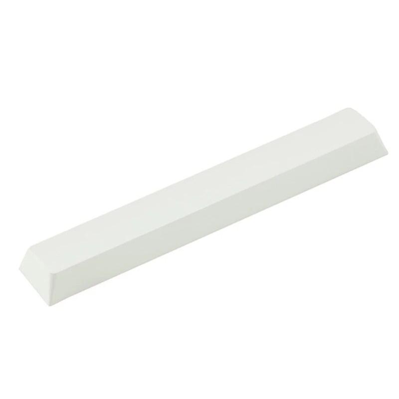 Elegant White Spacebar Keycaps Mechanical Keyboards 625U Keycap Wear-Resistant PBT Material Spacebar KeyCaps