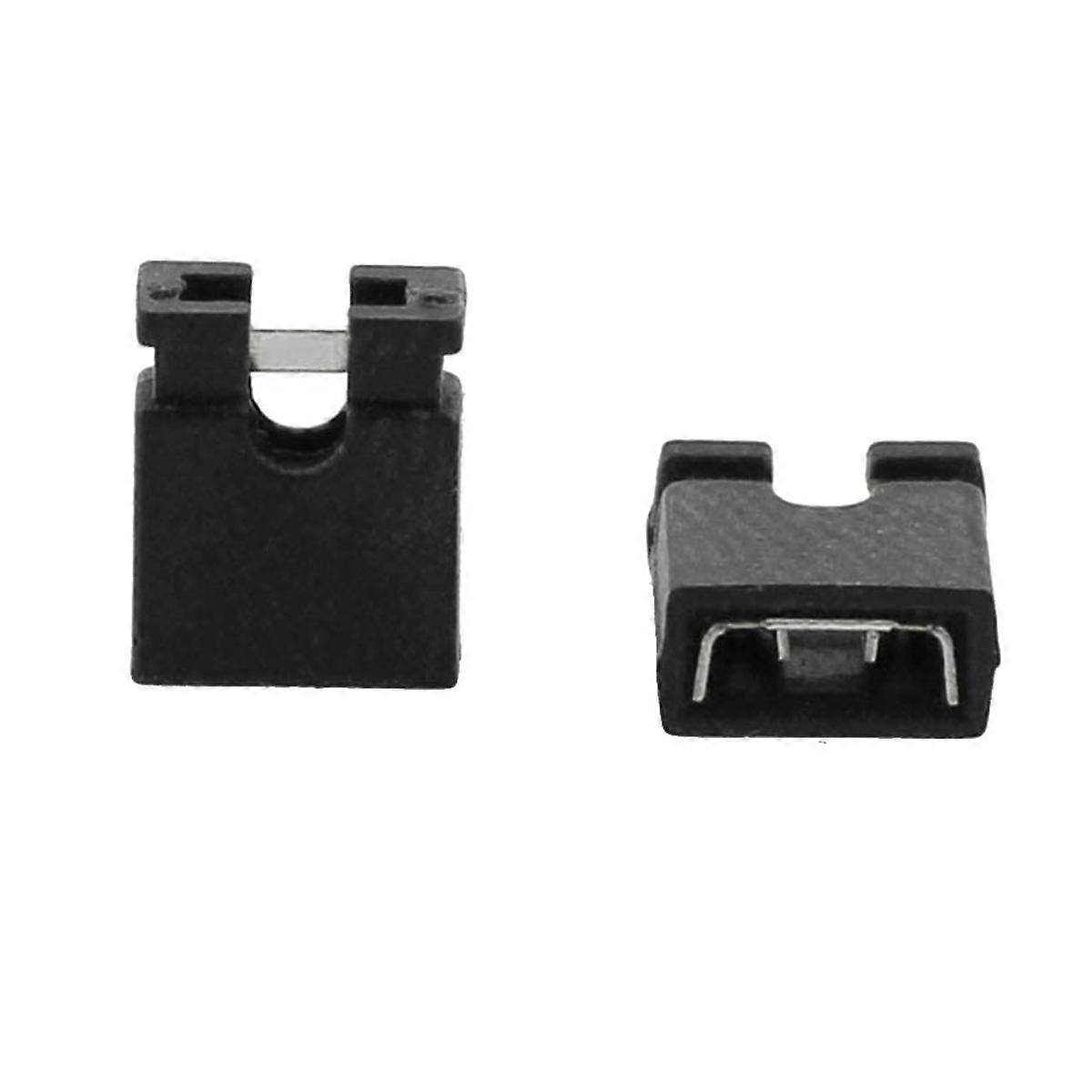Jumper Cap 2.54mm Pitch Opening Black Multifunctional Shorting Cap Shorting Block Pin Jumper Connec