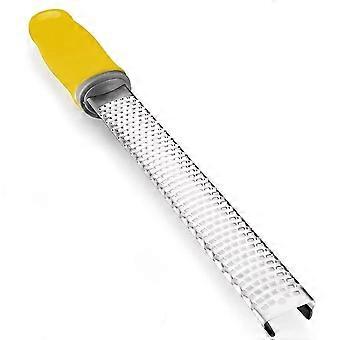 Grattugia Multiuso In Acciaio Inox 304 Con Impugnatura Antiscivolo – Per Limone, Formaggio, Zenzero, Aglio, Cioccolato – Con Coperchio E Spazzola