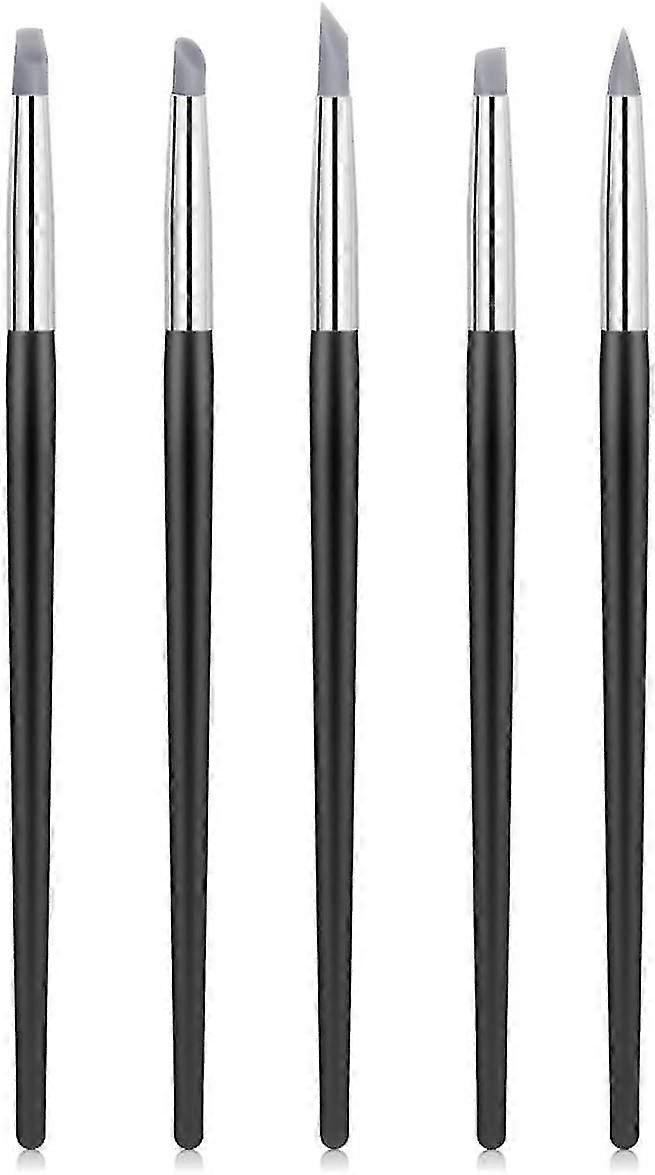 Th Clay Sculpting Tools Silicone Carving Modelling Tool Clay Color Shaper Silicone Paint Pen With Soft Rubber Tip Sculpting Brush For Polymer Clay Po