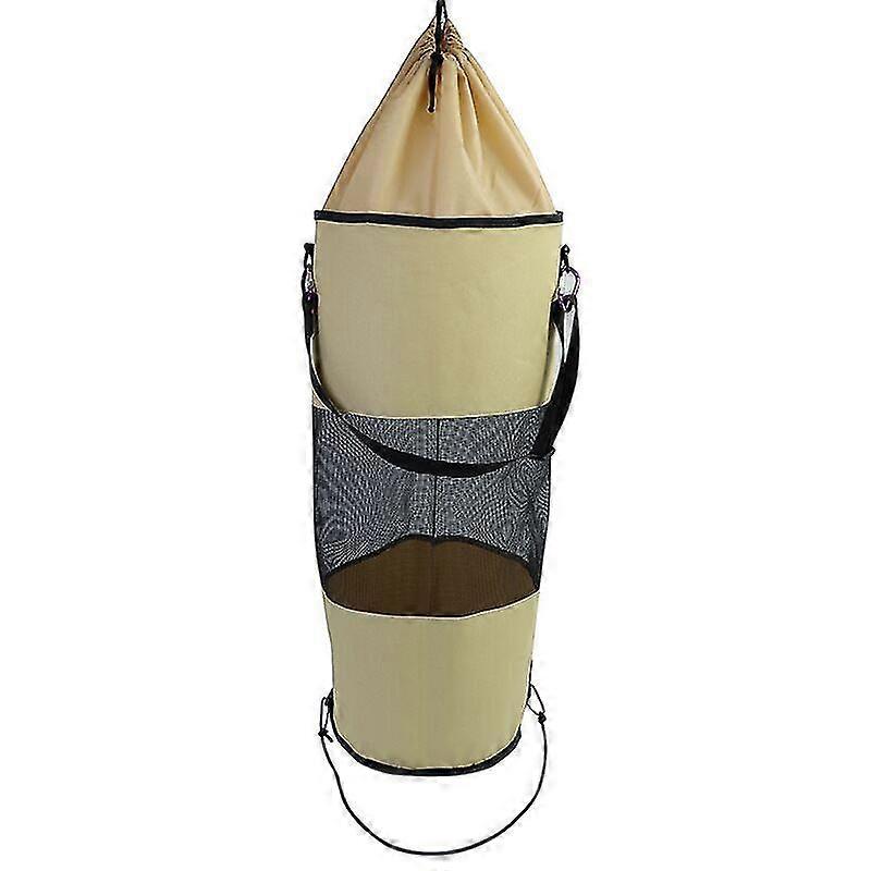 Ship Garbage Bag Yacht Kayak Garbage Bag Breathable Mesh Bag Khaki