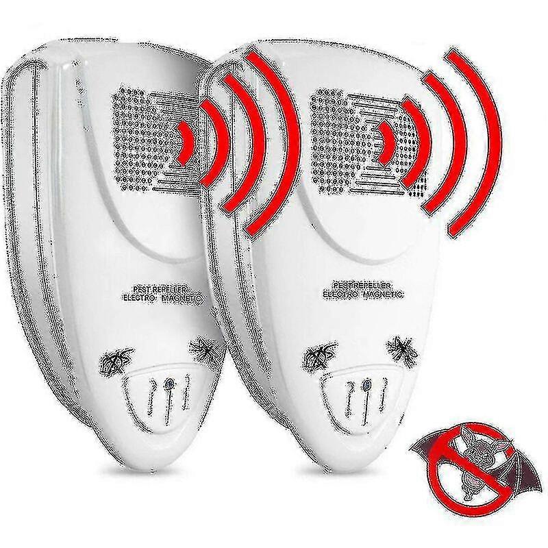 Ultrasonic Bat Repeller 2 Pack Repels Bats In 72 Hours Home Electronic Bat Repeller
