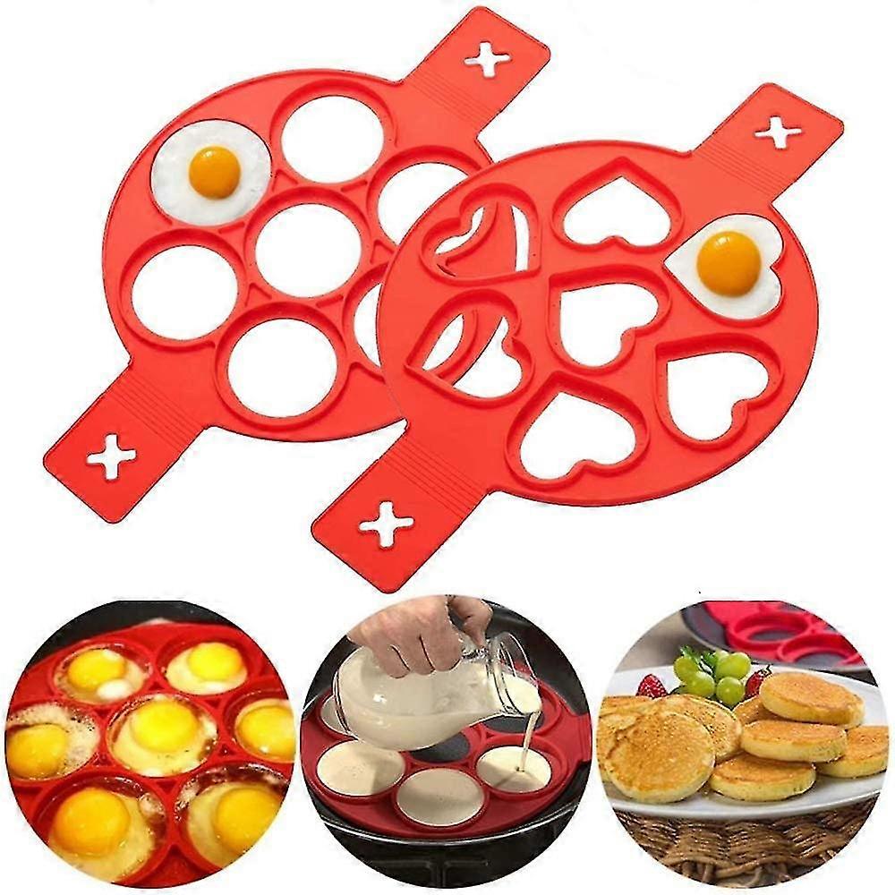 Pancake Mold Flipper Egg Ring Mould Egg Maker Egg Maker Pancake Mould For Round