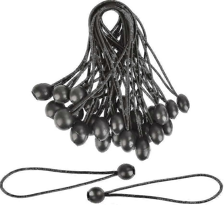 30pcs elastischer Spanner, Gummi-Bungee-Spanner mit Kugel, für Plane