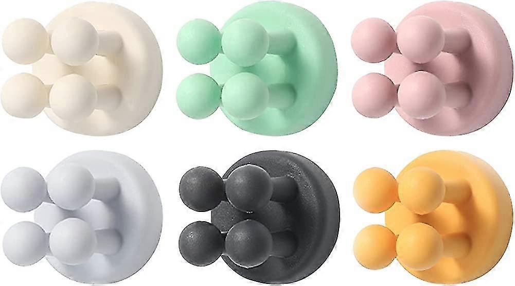 Adhesive Hooks Bathroom, Towel Hook Self-adhesive Without Damage, Razor Holder Gift