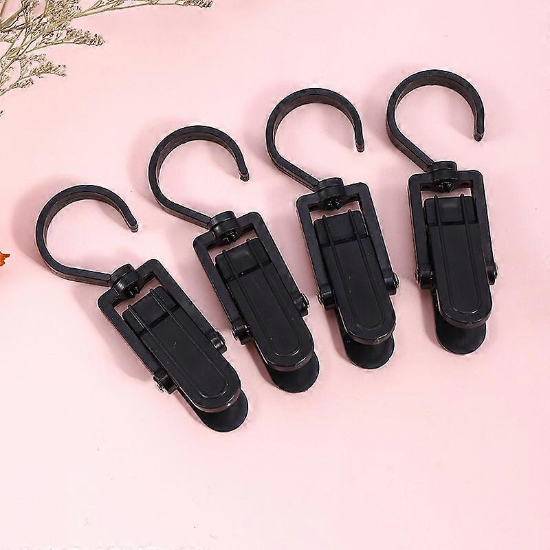 10PCS Super Strong Plastic Swivel Hanging Hooks Home Swivel Laundry Clips Curtain Clips Clothes Pins Beach Towel Clips