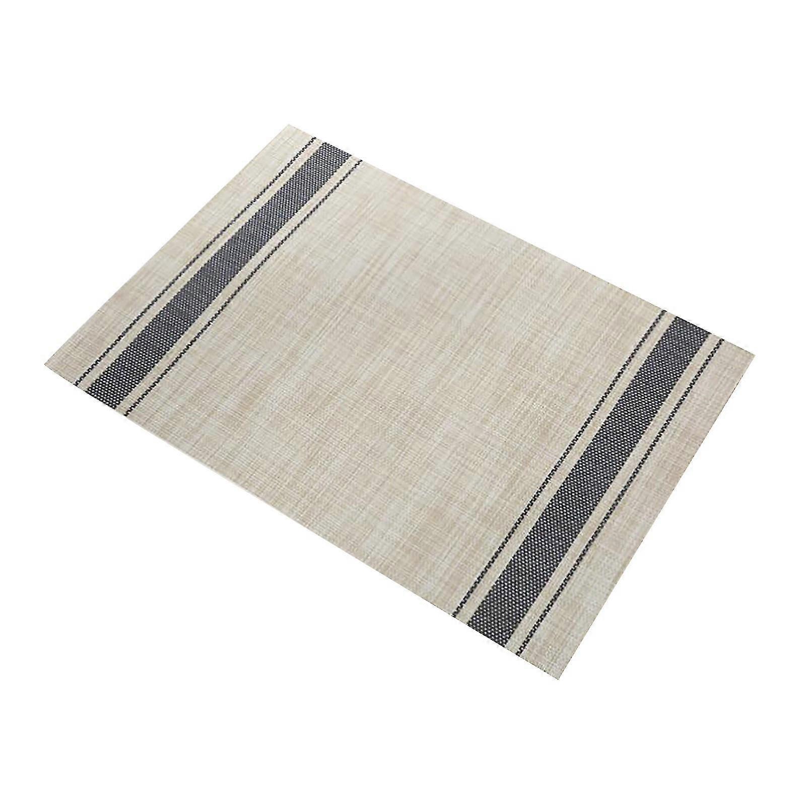 Waterproof And Heat Insulation Table Mat Table Mat Cup Mat Stripe Table Mat