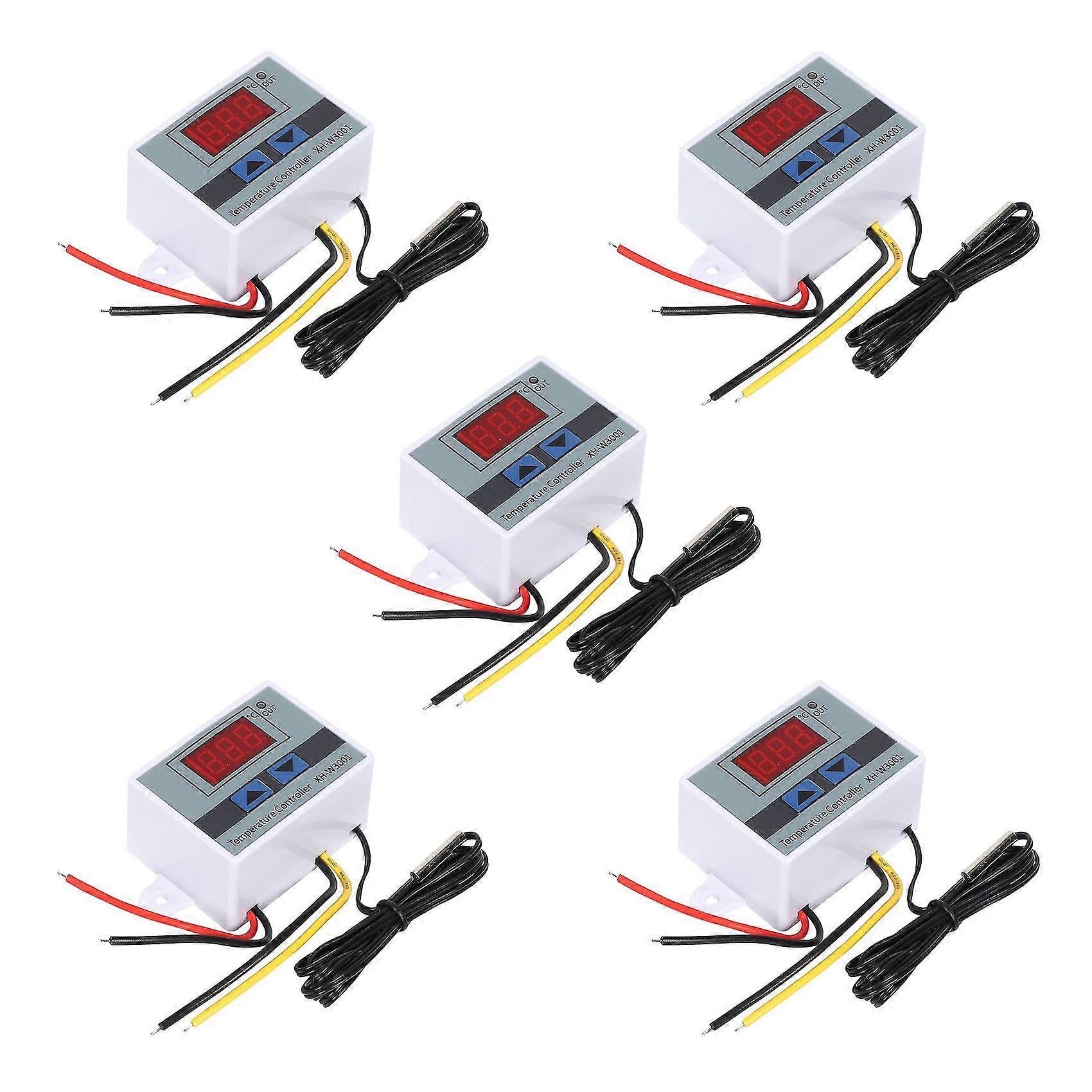 5x 220v Digital Led Temperature Controller Thermostat Control Switch