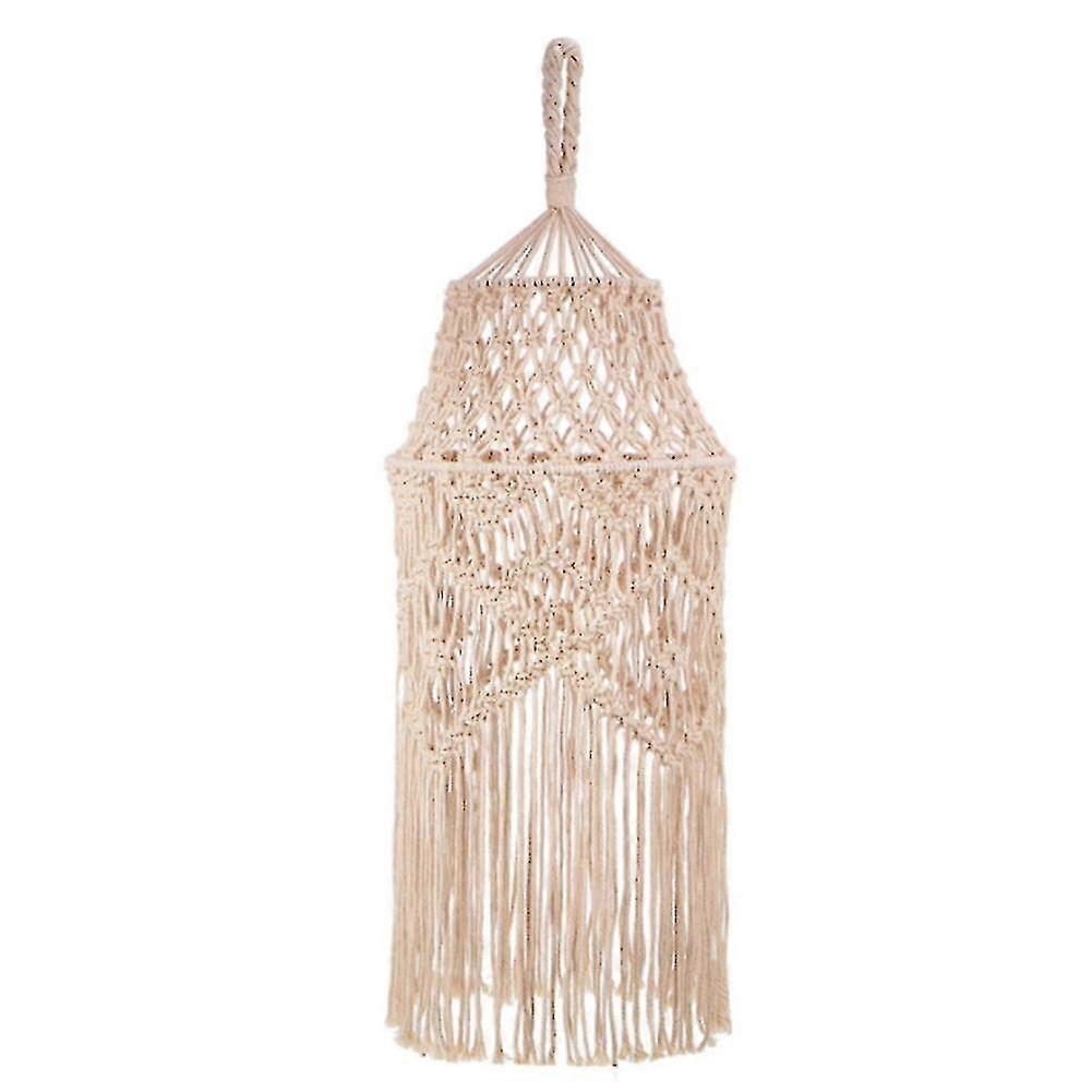 Knitting Lamp Shade Ceiling Light Shade Fitting, Boho Hanging 1pcs