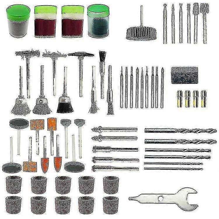 166 Pcs/set Grinding Accessories Polishing Kit
