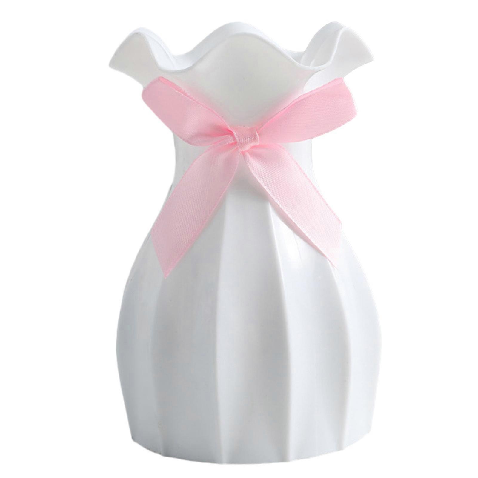 Flower Vase Simple Style High Strength Shatterproof Simulation Dried Flower Arrangement Modern Vase Desktop Decor KAESI