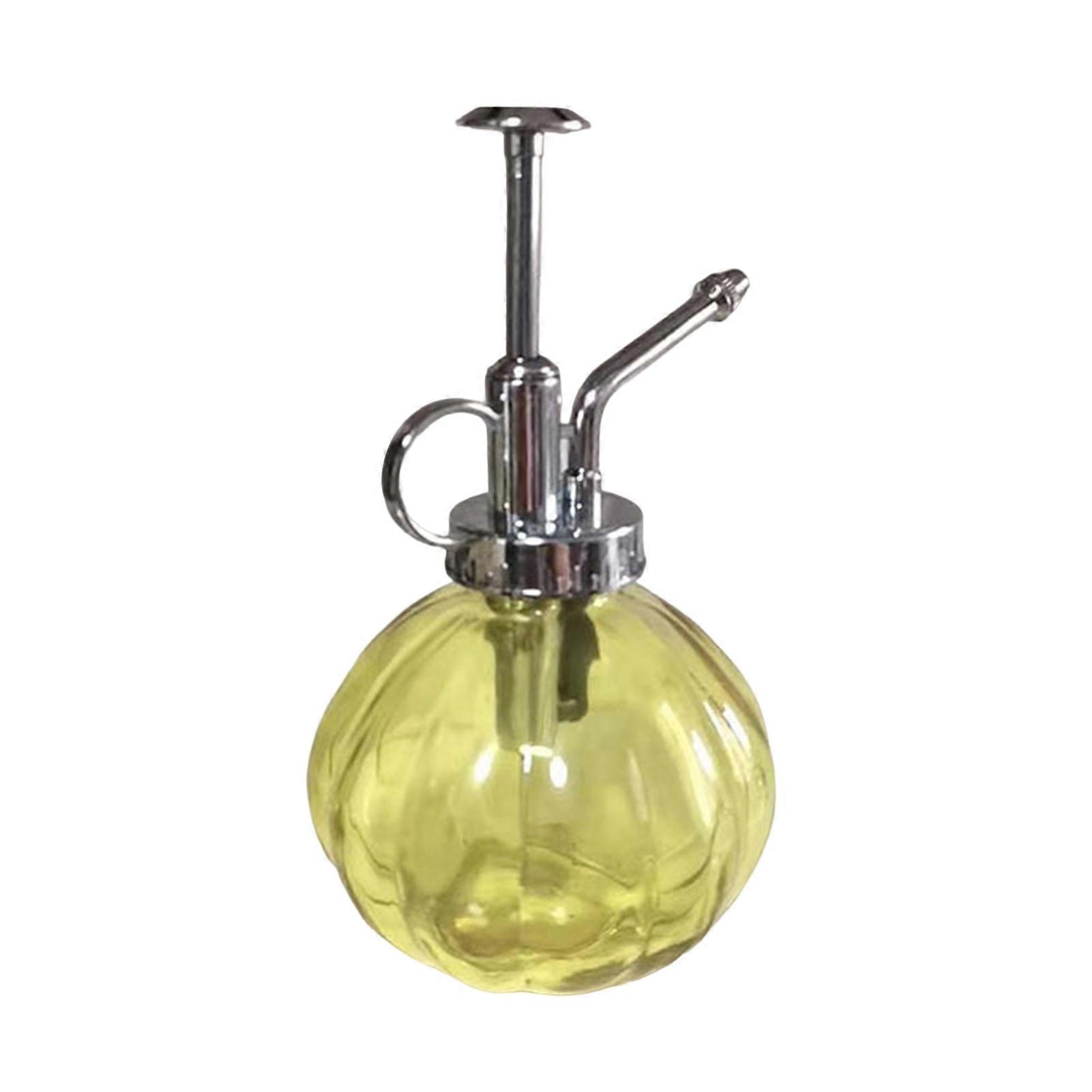 Vapour-pressure Type Translucent Handheld Watering Pot Pumpkin Shape Glass Spray Bottle Garden Hand Equipment KAESI