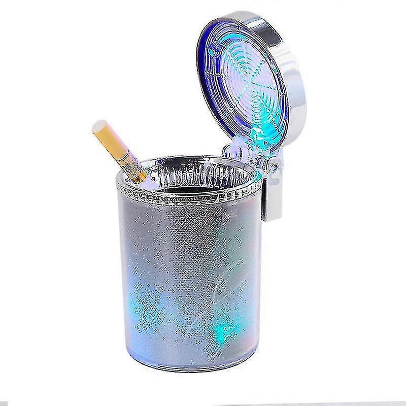 Car Ashtray, Creative Multi-function Car Ashtray, Colorful Flashing