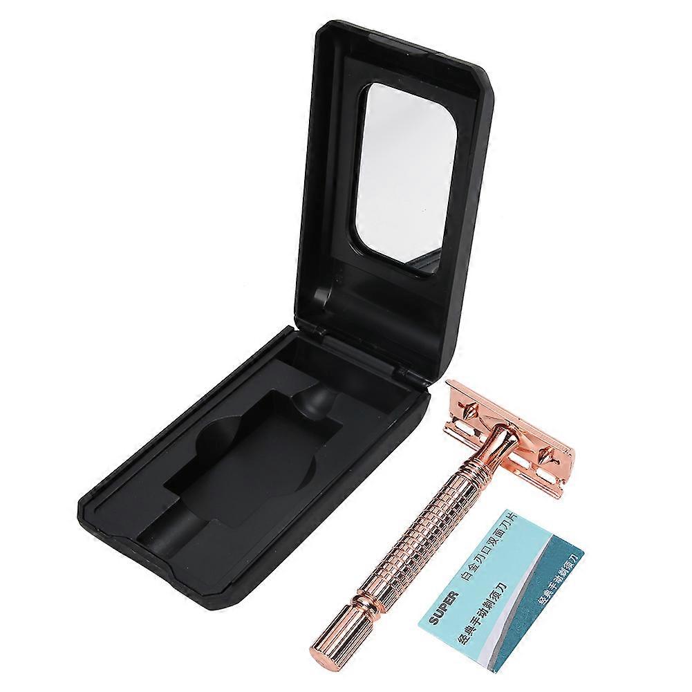 Double Edge Blade Razor Stainless Steel Classic Safety Shaving Razor Men Manual Shaver