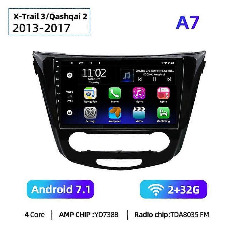 Android 10 For Nissan X-Trail xtrail X Trail 3 T32 2013 - 2017 Qashqai 2 J11 Car Radio Multimedia Video Player Navigation