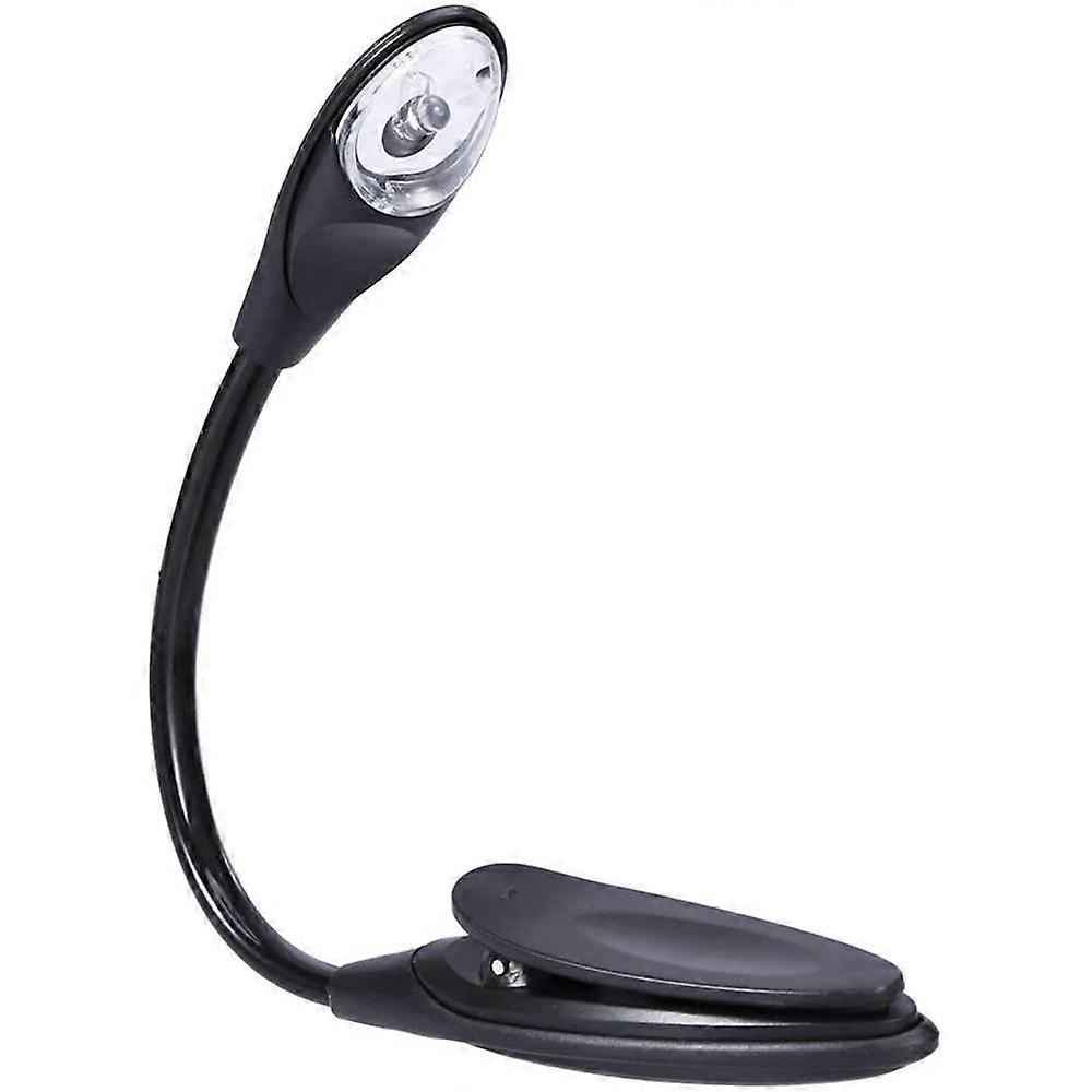 Wuhing-SJ-Black Convenient Portable Travel Book Reading Light Lamp Mini Led Clip Booklight Fine Convenient Portable Travel Book Reading Light Lamp Min