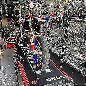 Alfombra Plegable Antideslizante Para Taller O Garaje | Protege El Suelo De Tu Moto (BMW, Honda Y Más) | 80x220cm