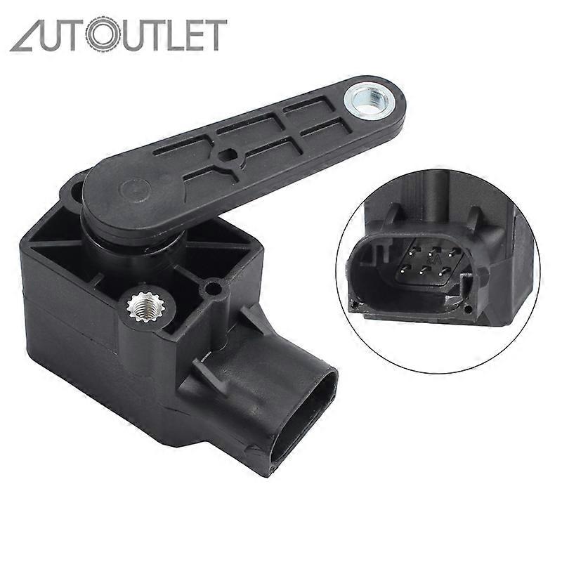 AUTOUTLET Car 6 Pin Black Xenon Headlight Height Level Vertical Control Sensor For 37140141444 BMW E81 E82 E87 E88 E46 E90 E91