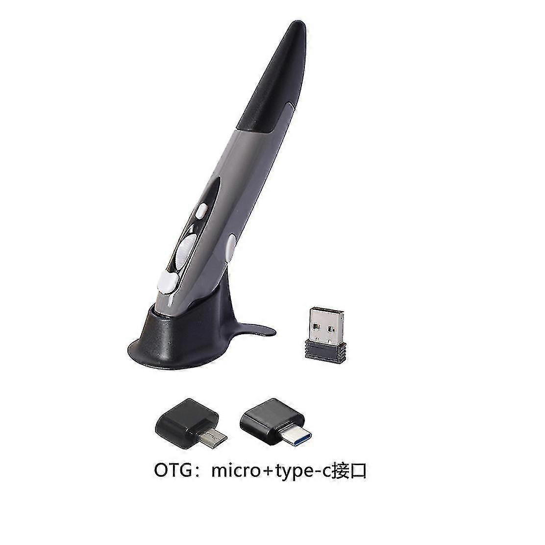 2.4g Wireless Mouse Pen Personalized Creative Vertical Pen Mouse